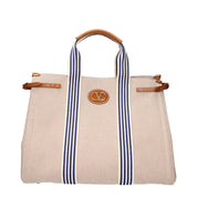 Valentino Garavani Beige Fabric Handbag