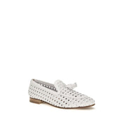 Fratelli Rossetti White Calf Leather Slip-On Loafers