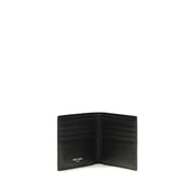 Saint Laurent Black Calf Leather Wallet
