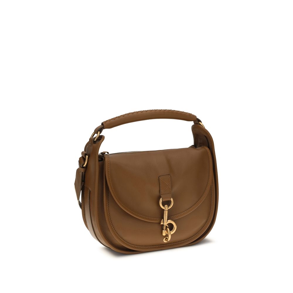 Burberry Brown Calf Leather Shoulder Bag