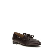 Bally Brown Calf Leather Slip-On Loafers