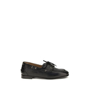 Bally Black Calf Leather Slip-On Loafers
