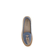 Fratelli Rossetti Blue Suede Slip-On Loafers