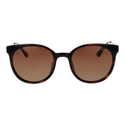 Guess Brown Plastic Oval Sunglasses