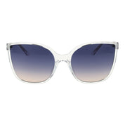 Guess Transparent Plastic Butterfly Sunglasses