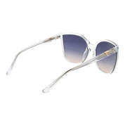 Guess Transparent Plastic Butterfly Sunglasses