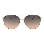 Guess Gold Metal Aviator Sunglasses
