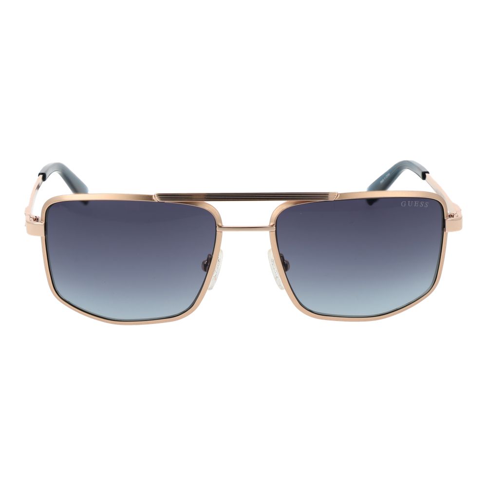 Guess Gold Metal Aviator Sunglasses