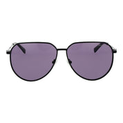 Guess Black Metal Aviator Sunglasses