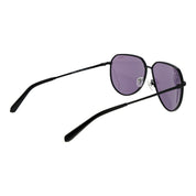 Guess Black Metal Aviator Sunglasses