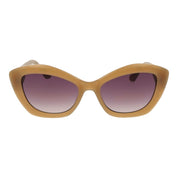 Guess Brown Plastic Cat Eye Sunglasses