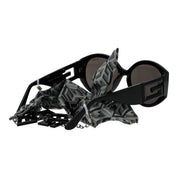 Guess Black Plastic Round Sunglasses