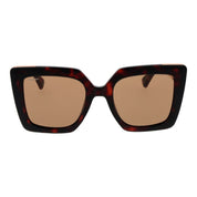 Max Mara Brown Plastic Square Sunglasses