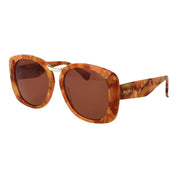 Max Mara Brown Acetate Round Sunglasses