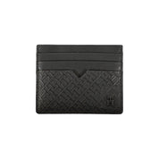 Tommy Hilfiger Black Leather Card Holder