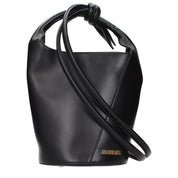 Jacquemus Black Leather Crossbody Bag