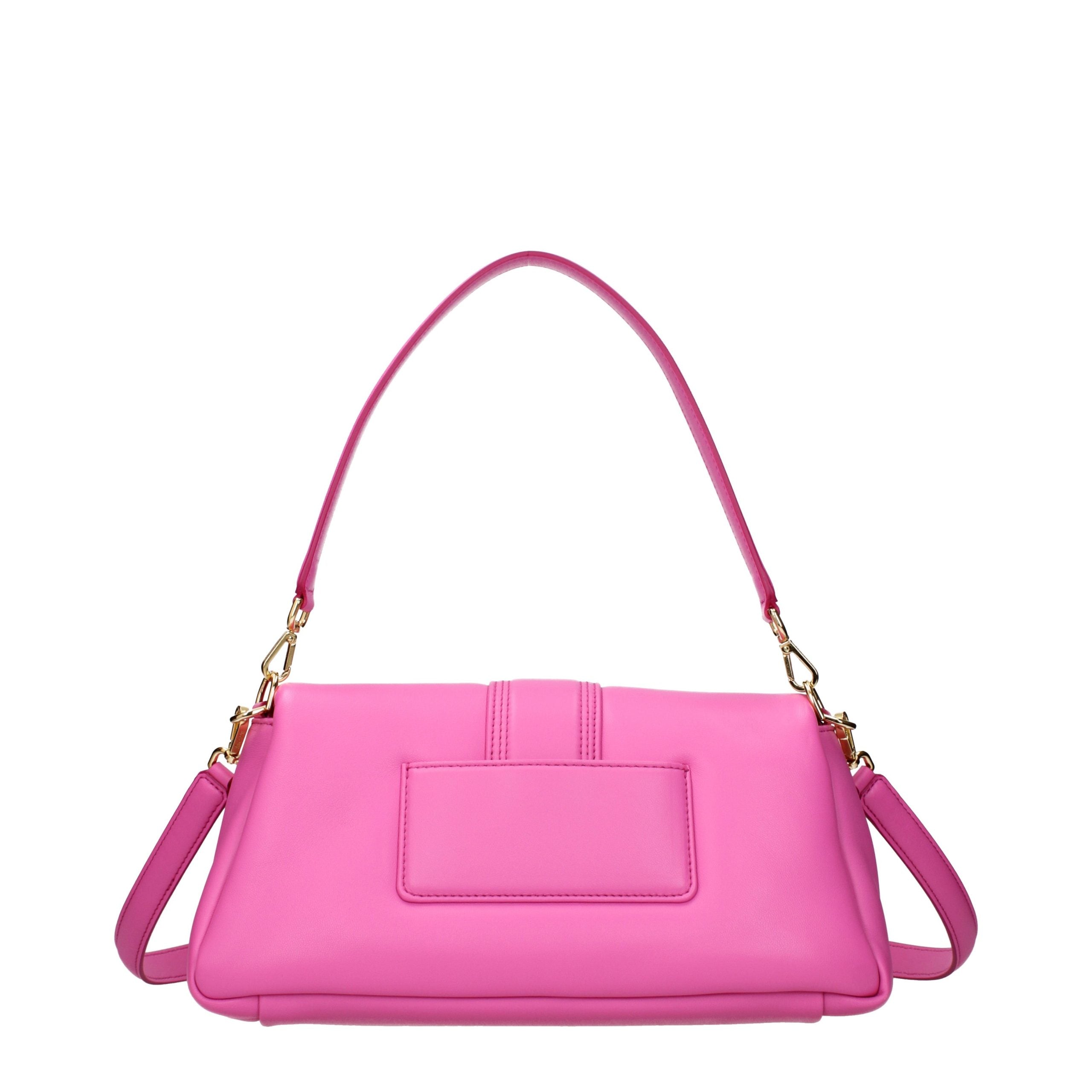 Jacquemus Fuchsia Leather Shoulder Bag