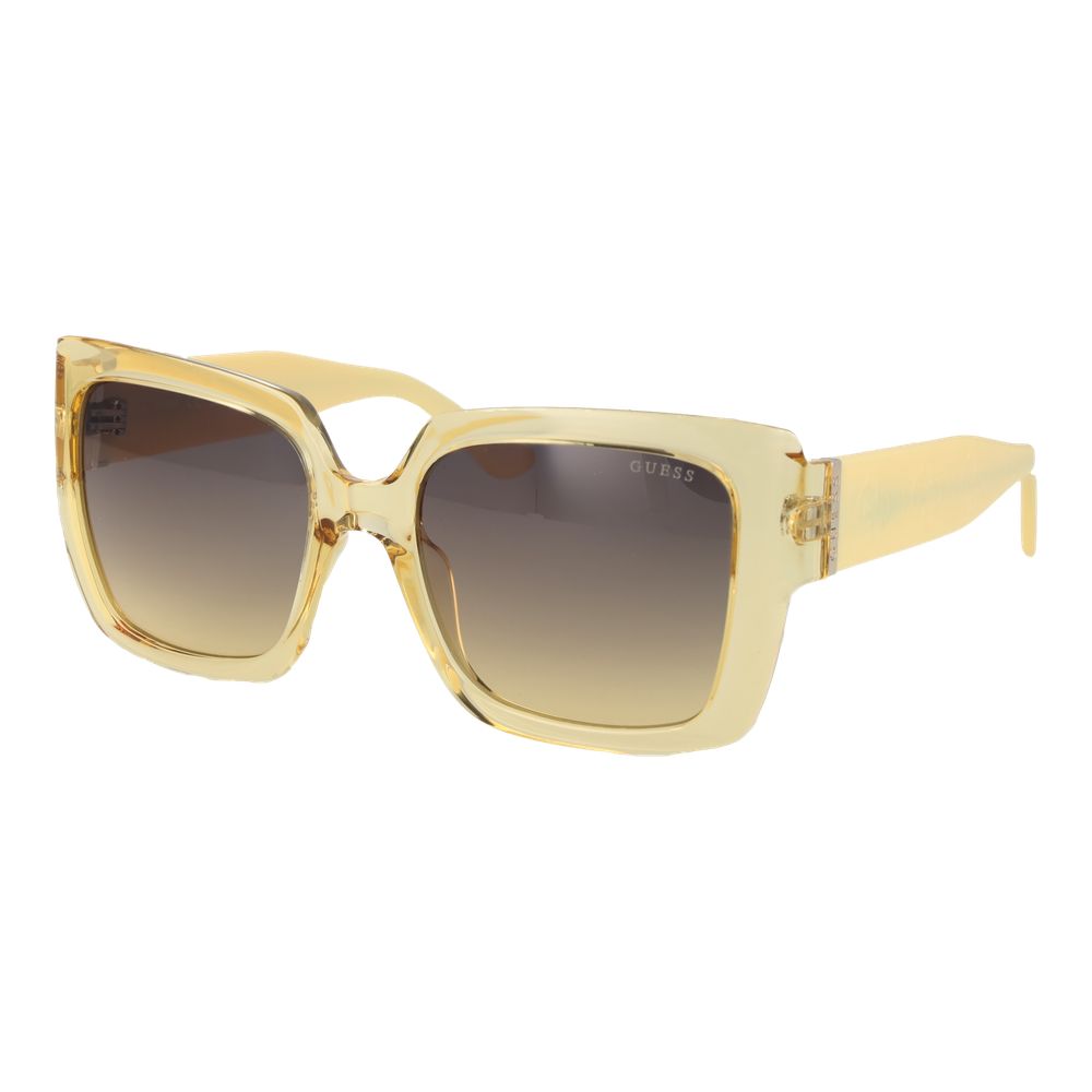 Guess Yellow Bicolor Plastic Sunglasses