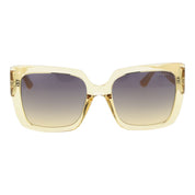 Guess Yellow Bicolor Plastic Sunglasses