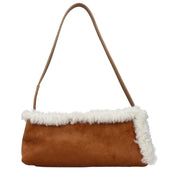 Marni Brown Suede Shoulder Bag