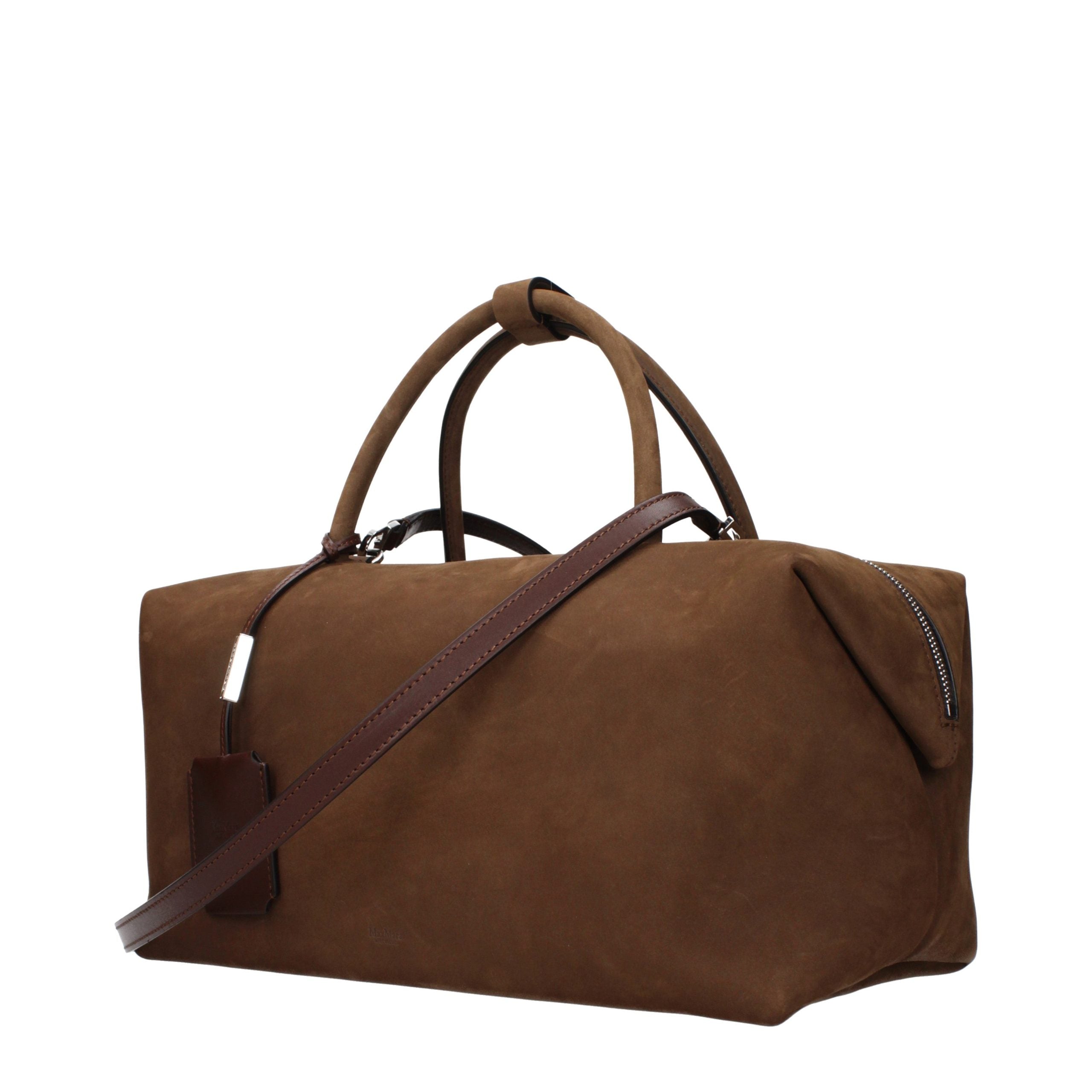 Max Mara Brown Suede Handbag