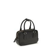 Prada Black Saffiano Calf Leather Shoulder Bag