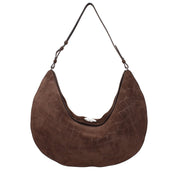 Jacquemus Dark Brown Suede Shoulder Bag
