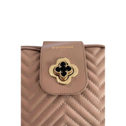 Baldinini Trend Beige PU Crossbody Bag