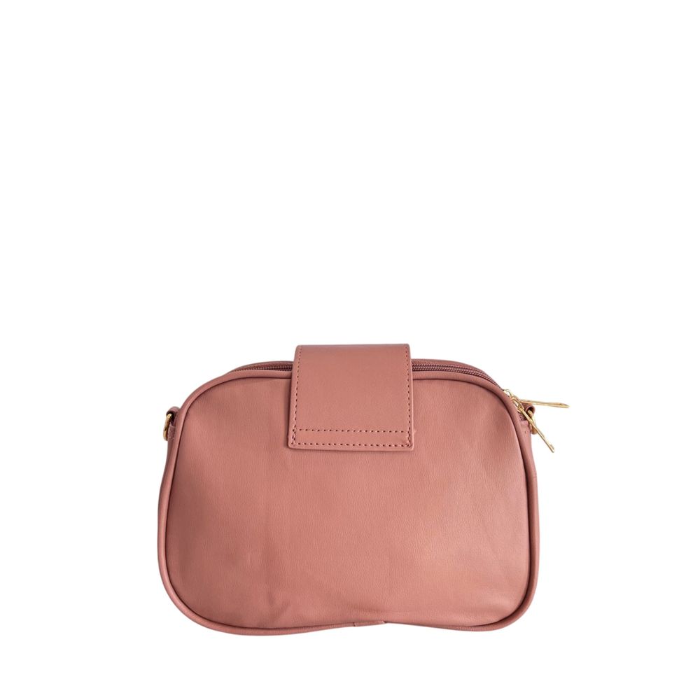 Baldinini Trend Pink PU Crossbody Bag