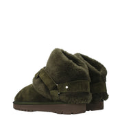 Burberry Green Suede Ankle Boots