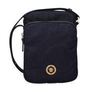 Versace Blue Fabric Crossbody Bag