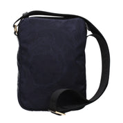 Versace Blue Fabric Crossbody Bag