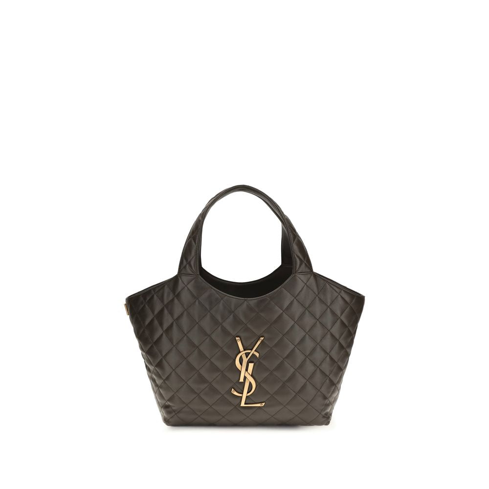 Saint Laurent Bicolor Nappa Leather Shoulder Bag