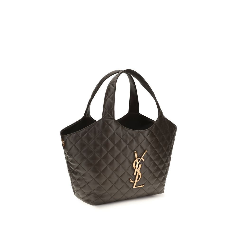Saint Laurent Bicolor Nappa Leather Shoulder Bag