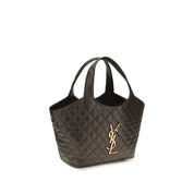 Saint Laurent Bicolor Nappa Leather Shoulder Bag