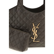 Saint Laurent Bicolor Nappa Leather Shoulder Bag