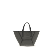 Brunello Cucinelli Black Calf Leather Shoulder Bag