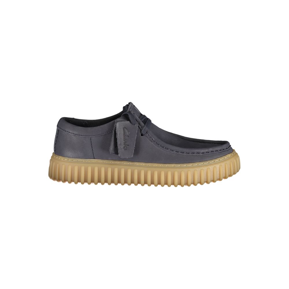 Clarks Blue Leather Classic Shoes