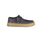 Clarks Blue Leather Classic Shoes