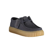 Clarks Blue Leather Classic Shoes