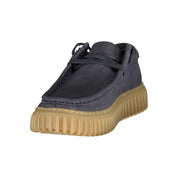 Clarks Blue Leather Classic Shoes