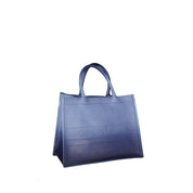 Dior Blue Calfskin Tote Bag