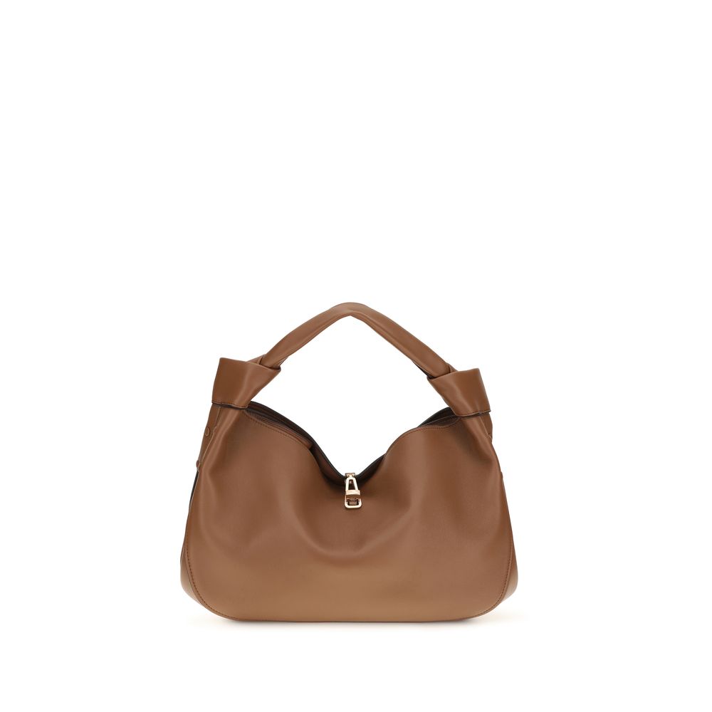 Gabriela Hearst Light Caramel-Brown Lamb Leather Shoulder Bag