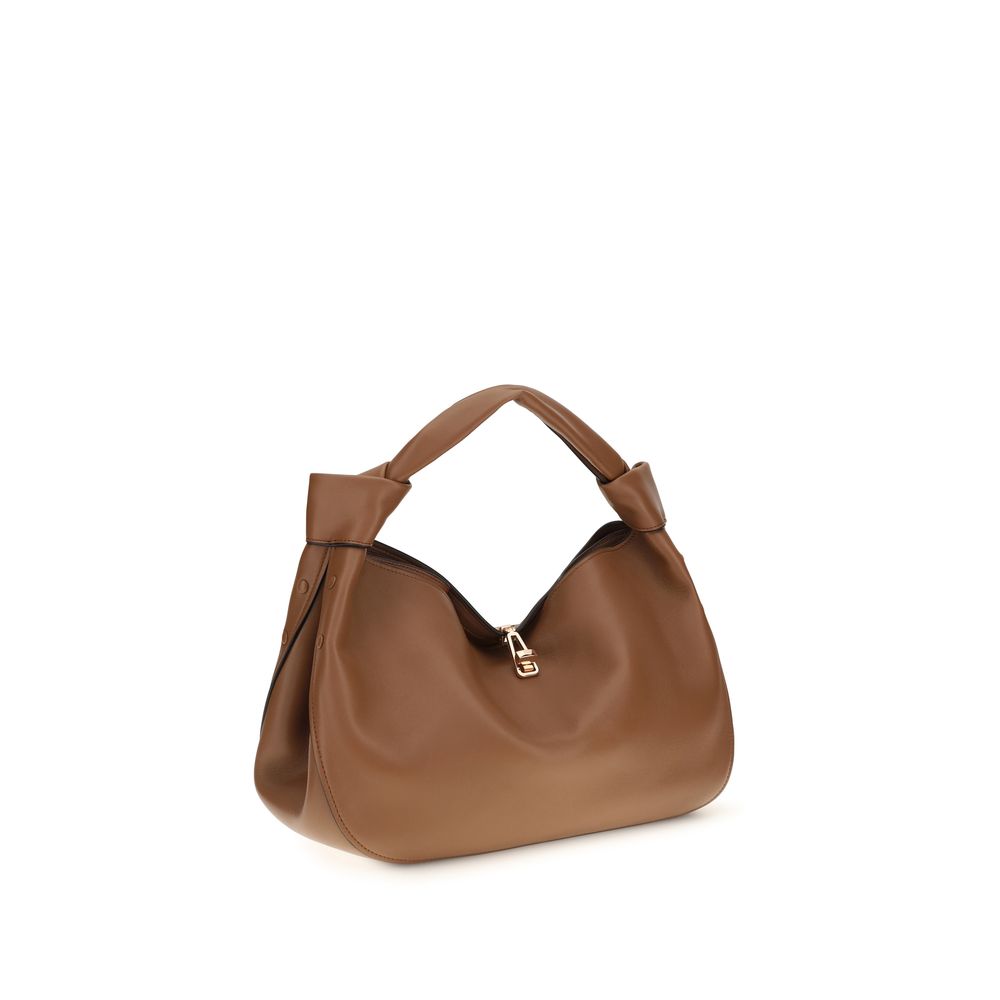 Gabriela Hearst Light Caramel-Brown Lamb Leather Shoulder Bag