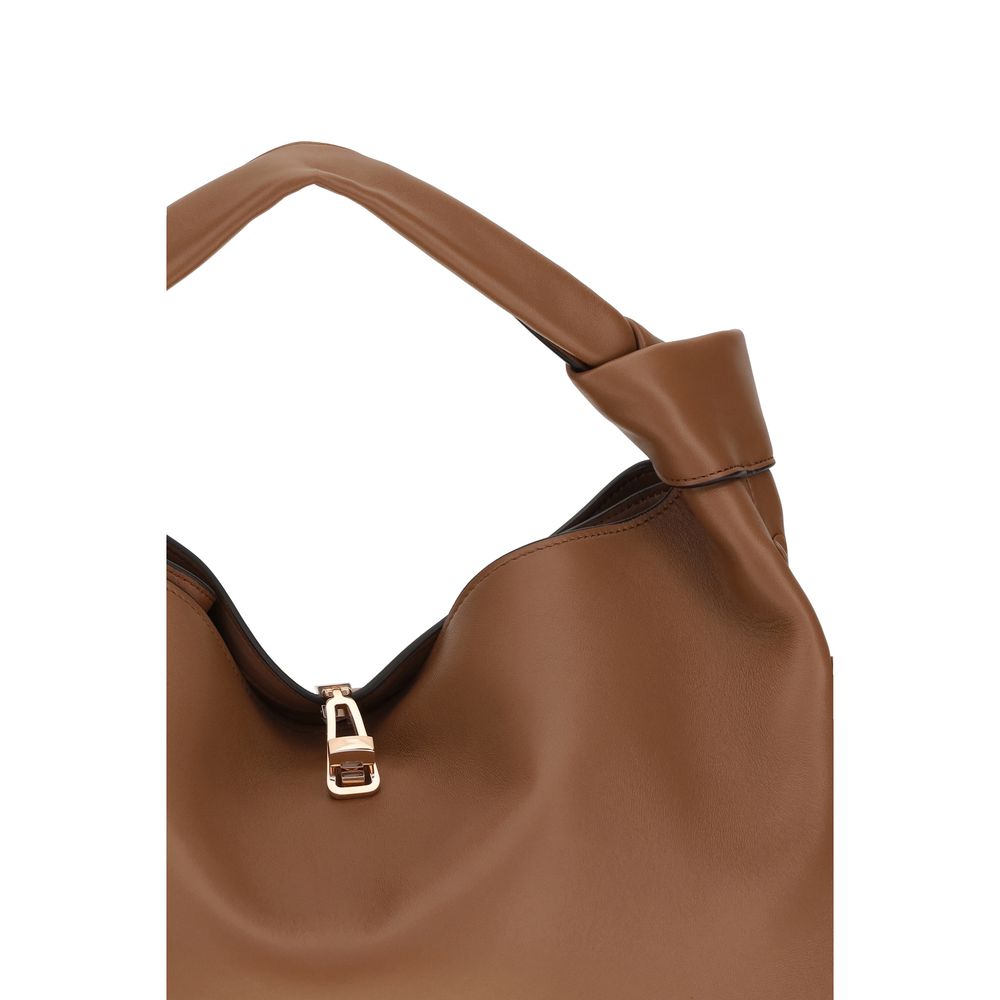 Gabriela Hearst Light Caramel-Brown Lamb Leather Shoulder Bag