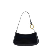 Staud Black Calf Leather Shoulder Bag