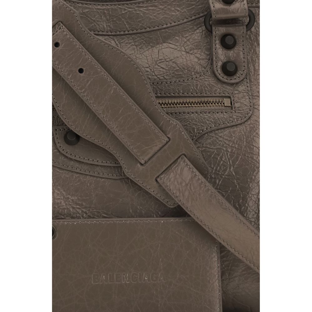 Balenciaga Bicolor Lamb Le City Medium Handbag