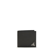 Prada Black Calf Leather Bi-fold Wallet