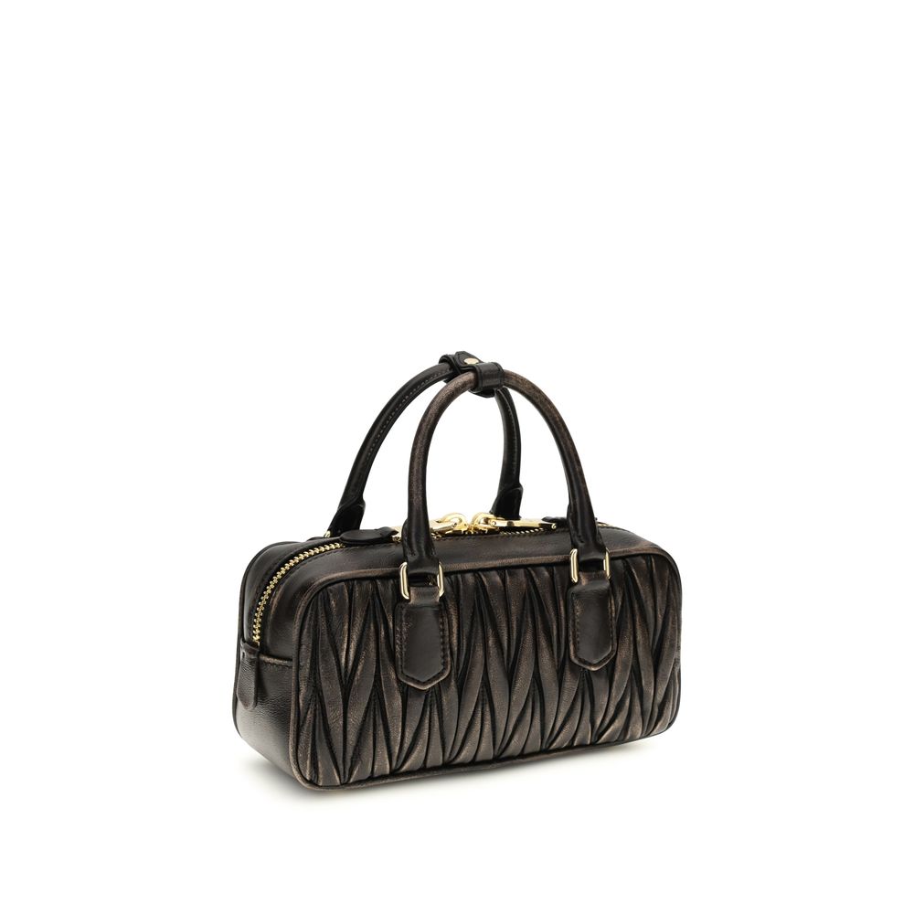Miu Miu Brown Lambskin Handbag