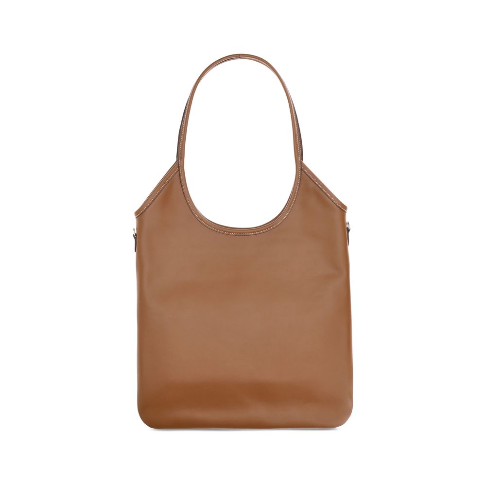 Miu Miu Brown Calf Leather Shoulder Bag